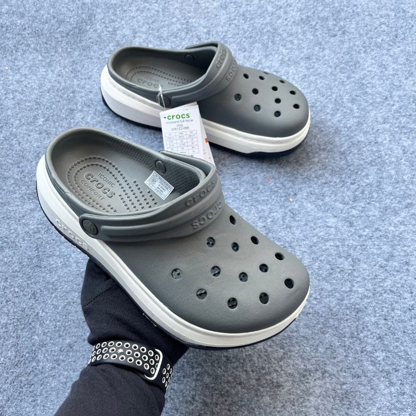 Crocs Crocband Full Force Clogs (Grey)