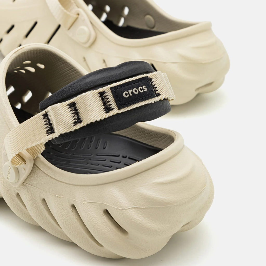 Crocs Echo Clogs(Bone Black)