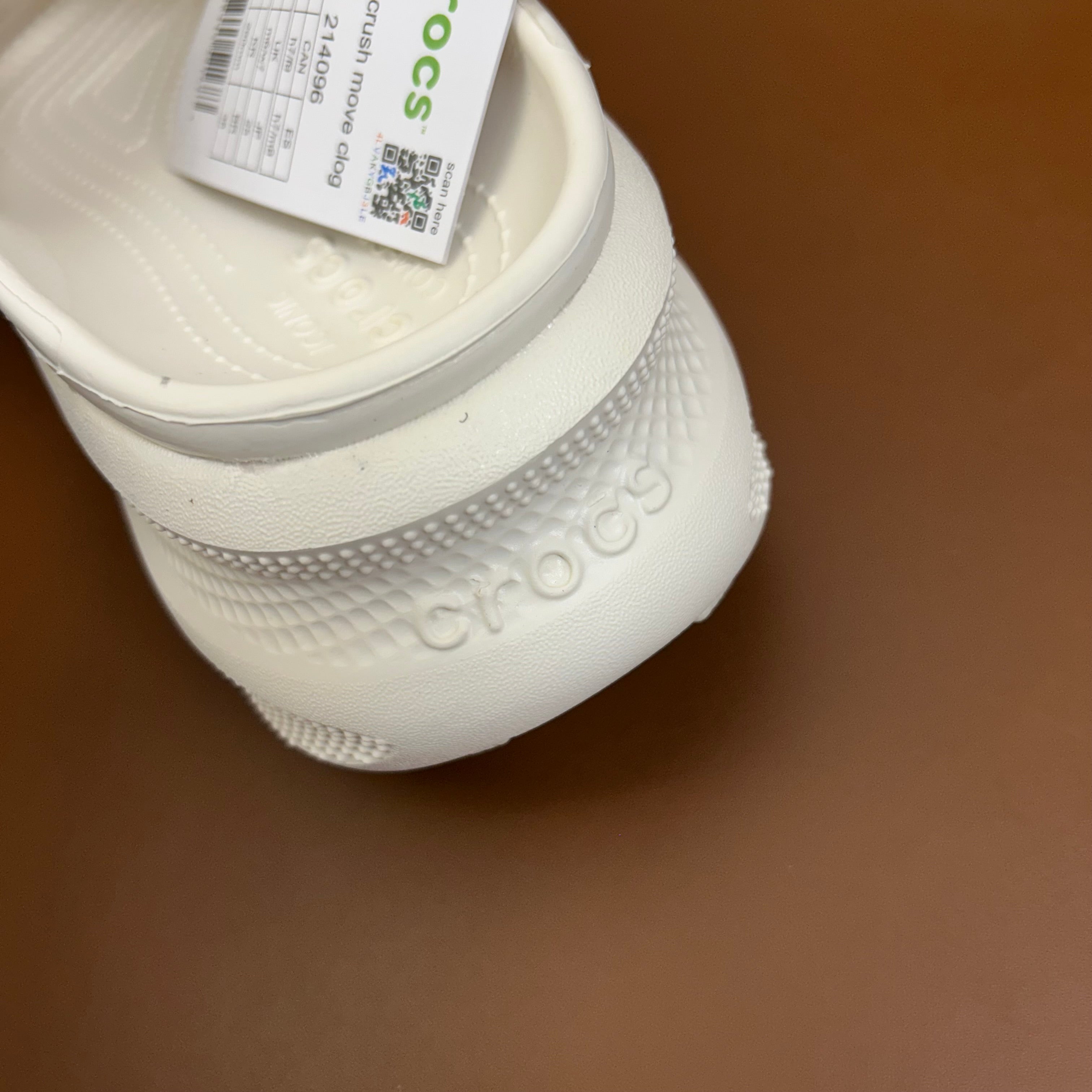 CROCS MOVE CRUSH CLOGS (WHITE)