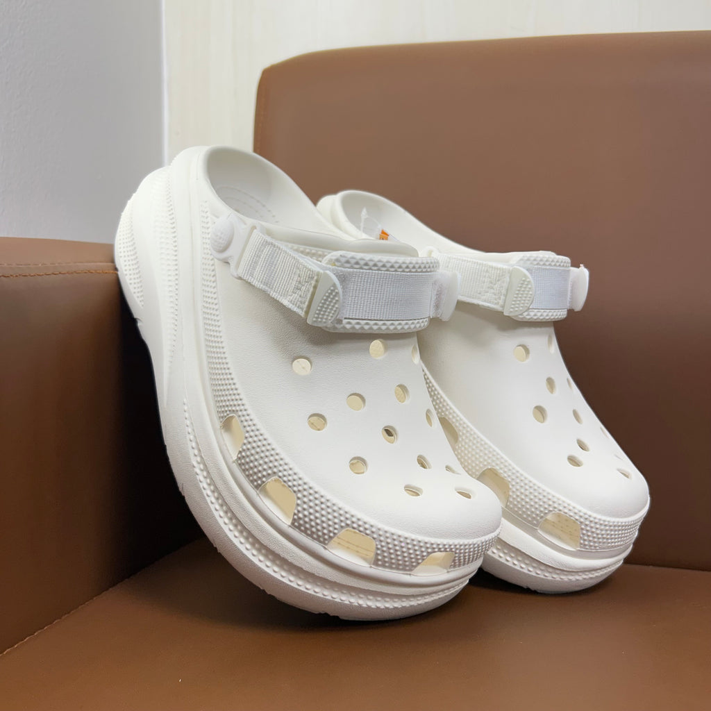CROCS MOVE CRUSH CLOGS (WHITE)