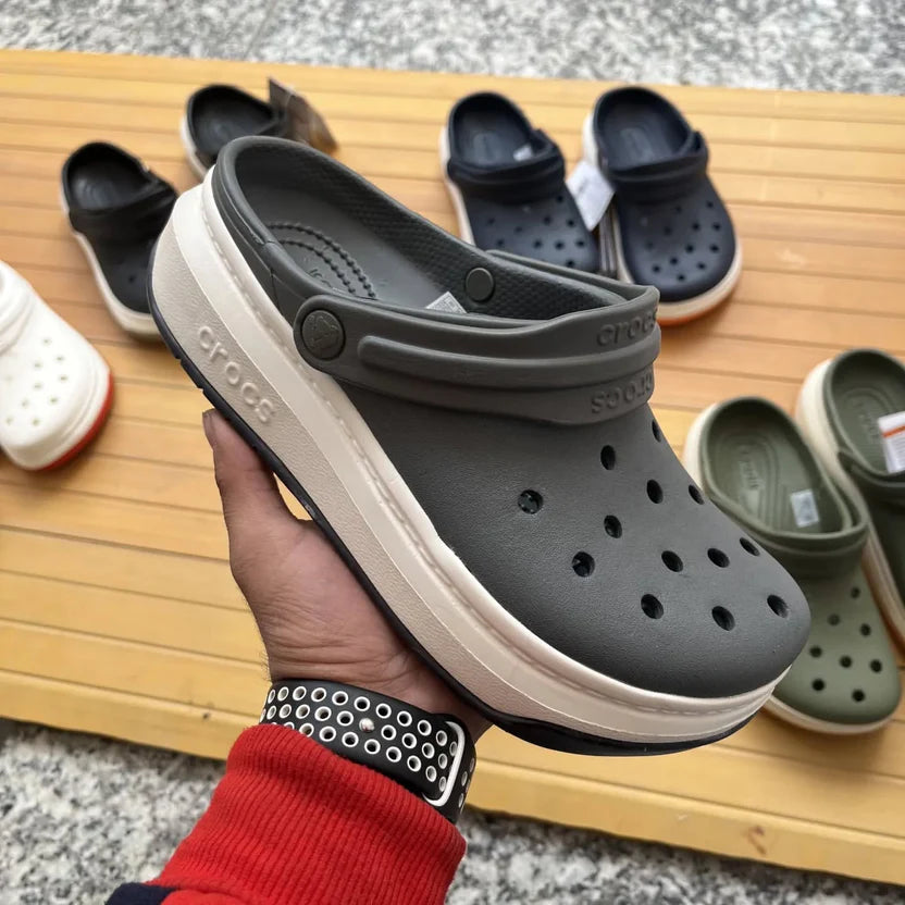 Crocs Crocband Full Force Clogs (Grey)