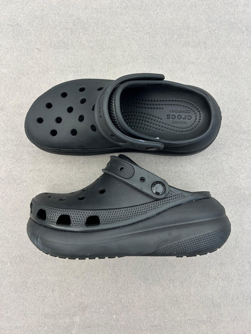 Crocs Classic Crush Clogs (Black)