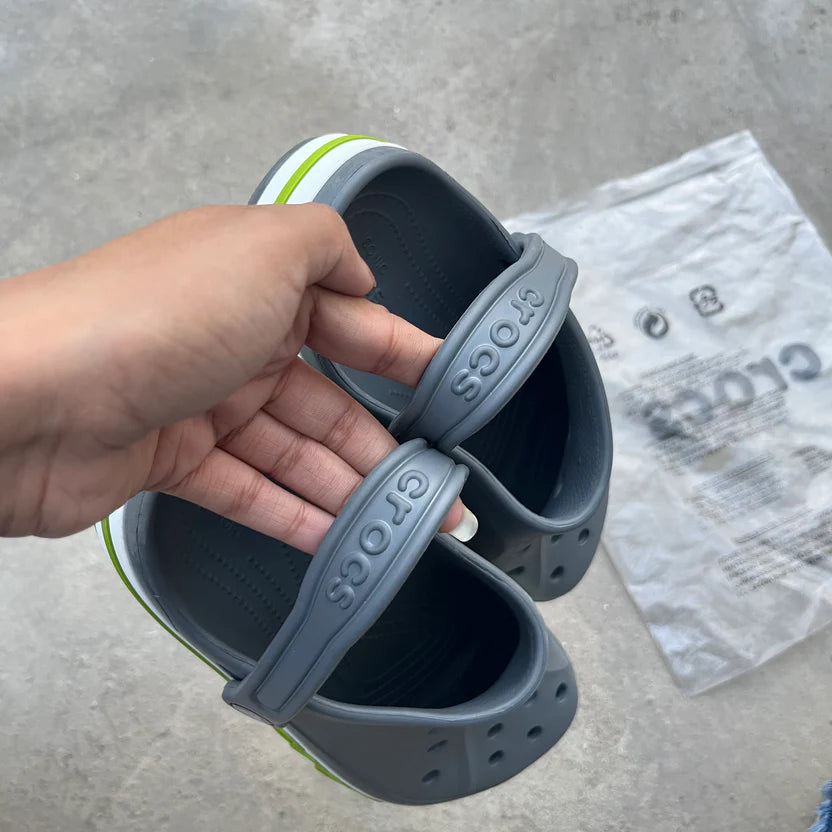 Crocs Bayaband Clogs(Grey-neon)