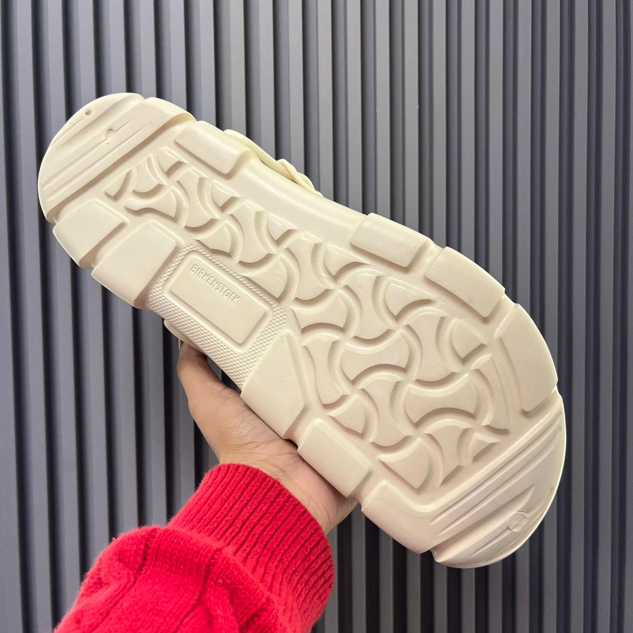 Birkenstock Birken Flow Clogs (Bone)