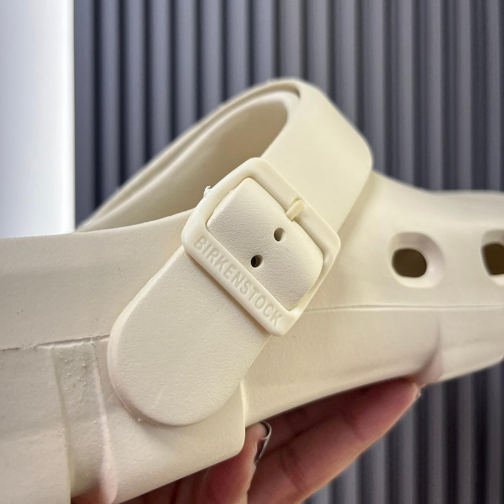 Birkenstock Birken Flow Clogs (Bone)